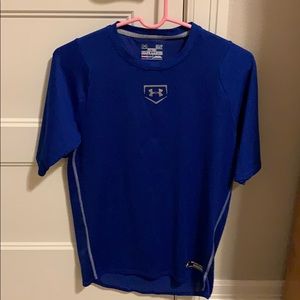 Men’s Under Armour Small Blue Baseball Shirt
